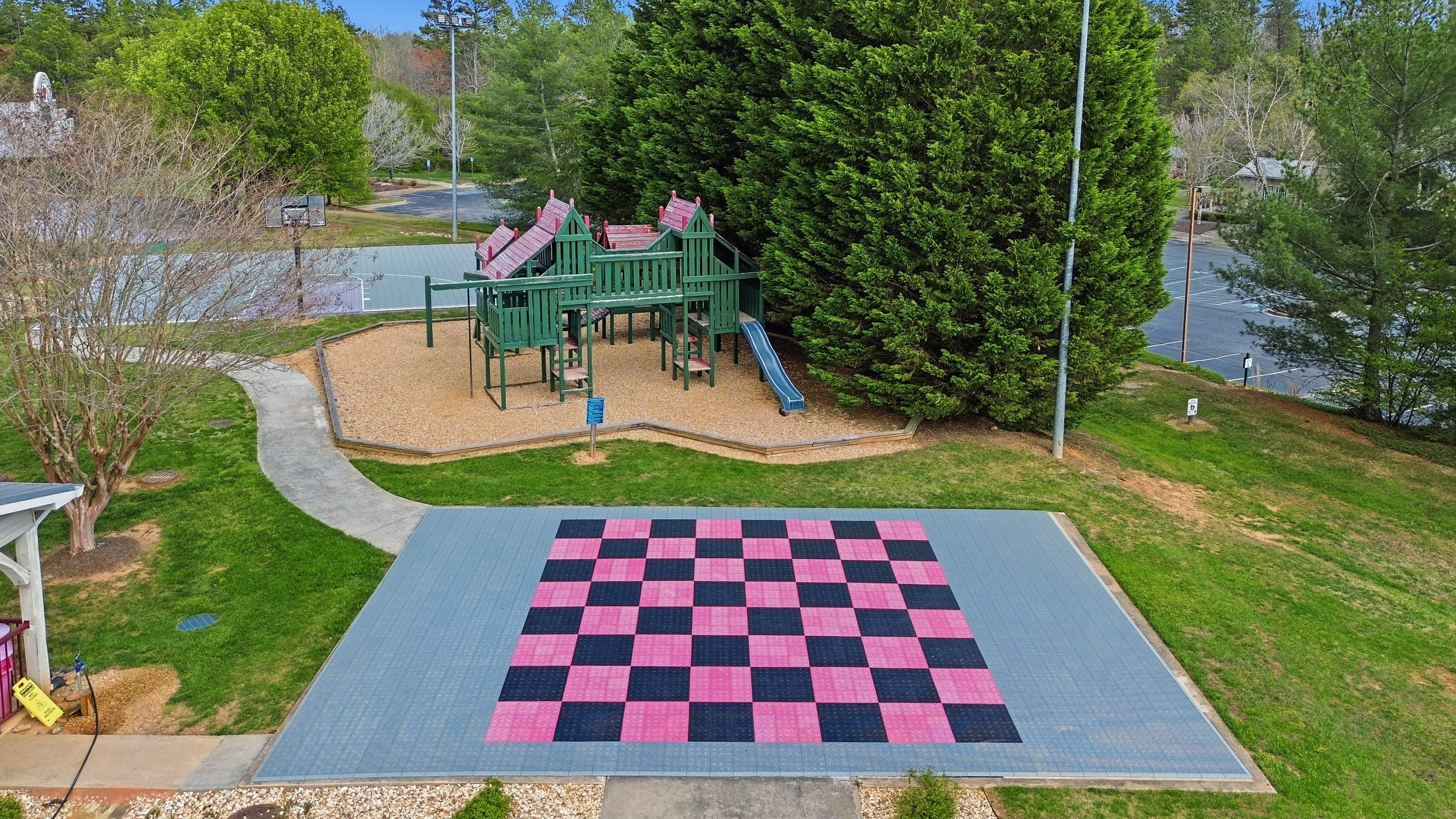 Giant Checkerboard & Playground
