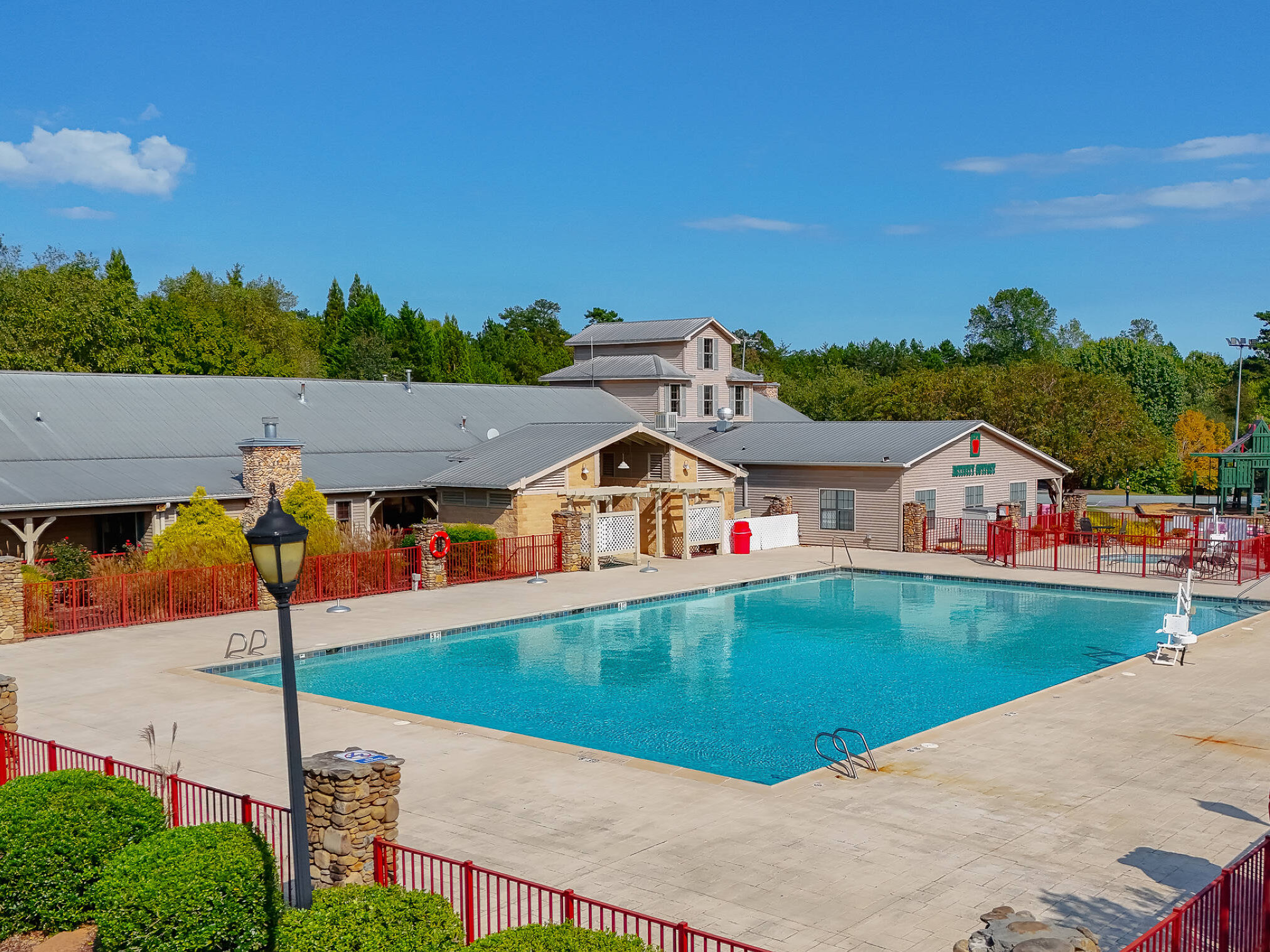 Resort pool and recreation area